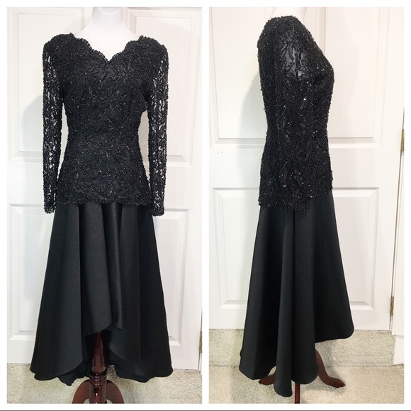 Vintage Dresses & Skirts - Vintage Oleg Cassini Black Tie dress